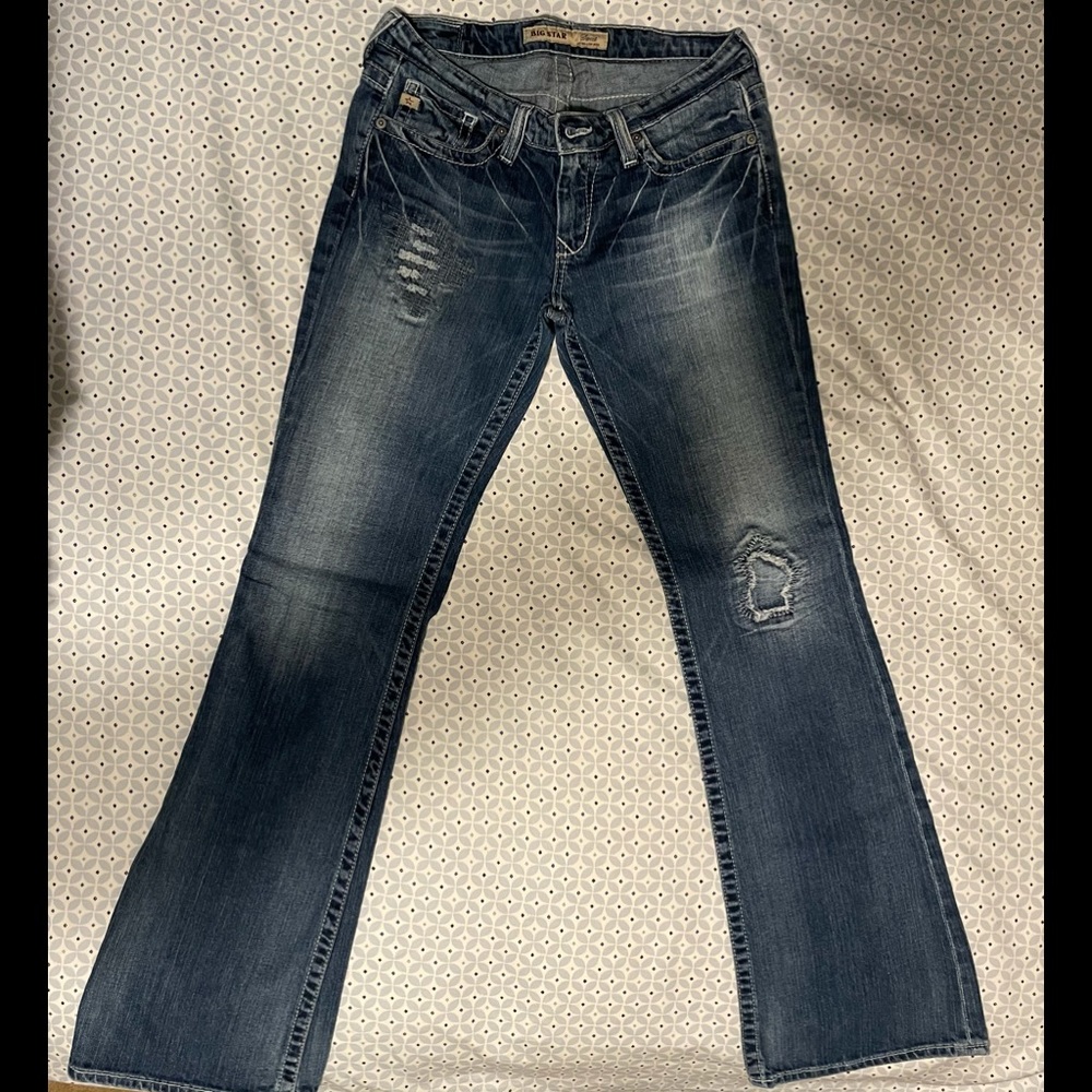 Big Star distressed Jeans, size 6/28 long